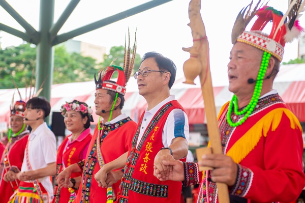 112年中壢區原住民族 豐年祭 張市長：強化原住民族語言傳承