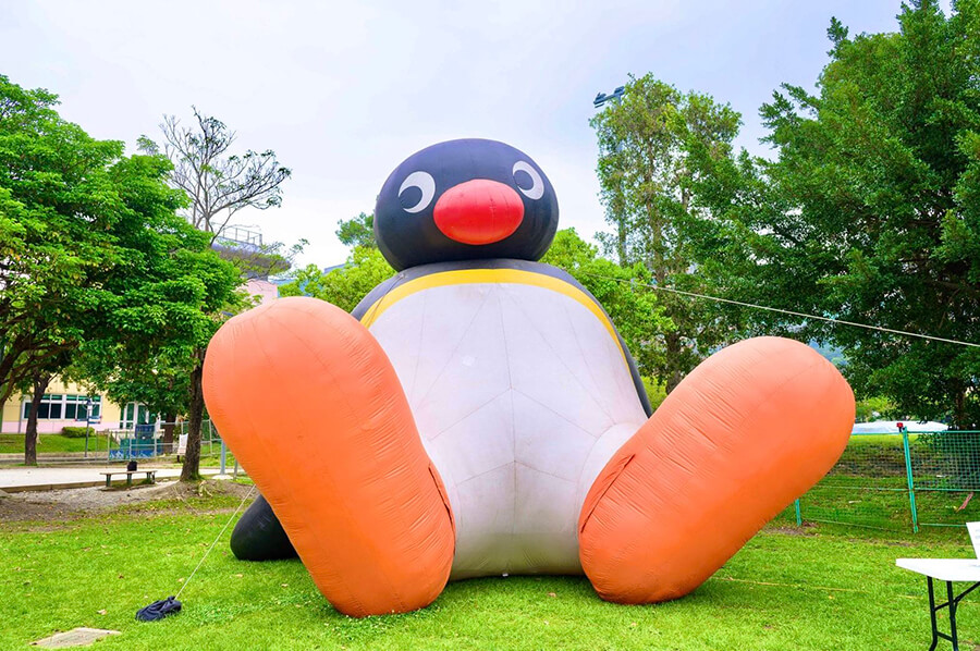 巨型企鵝Pingu來賣萌! 東石海之夏可愛登場